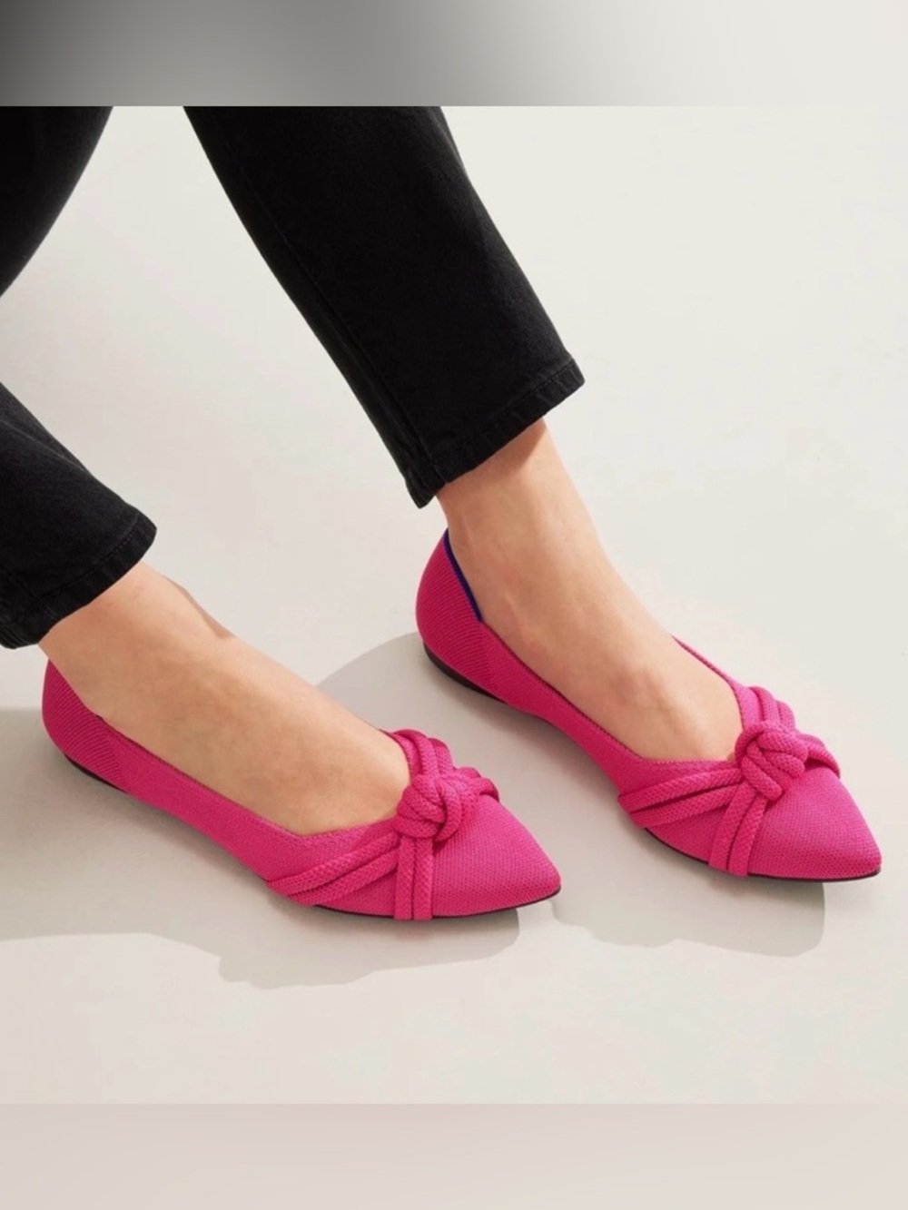 Rothys The Knot Point II in Starfish Pink 🩷 Women's Size 9